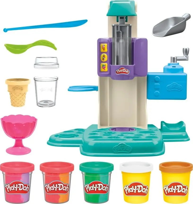 Play-Doh Набор для игры в мороженое Радужный Вихрь Photo 2