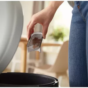 The pill container is easy to remove and empty