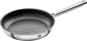 Frying pan ZWILLING TrueFlow stainless steel 28 cm, induction-compatible, oven-safe