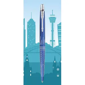 Clip-on retractable ballpoint pen Parker Jotter Special Edition Global Icons Sydney Blue