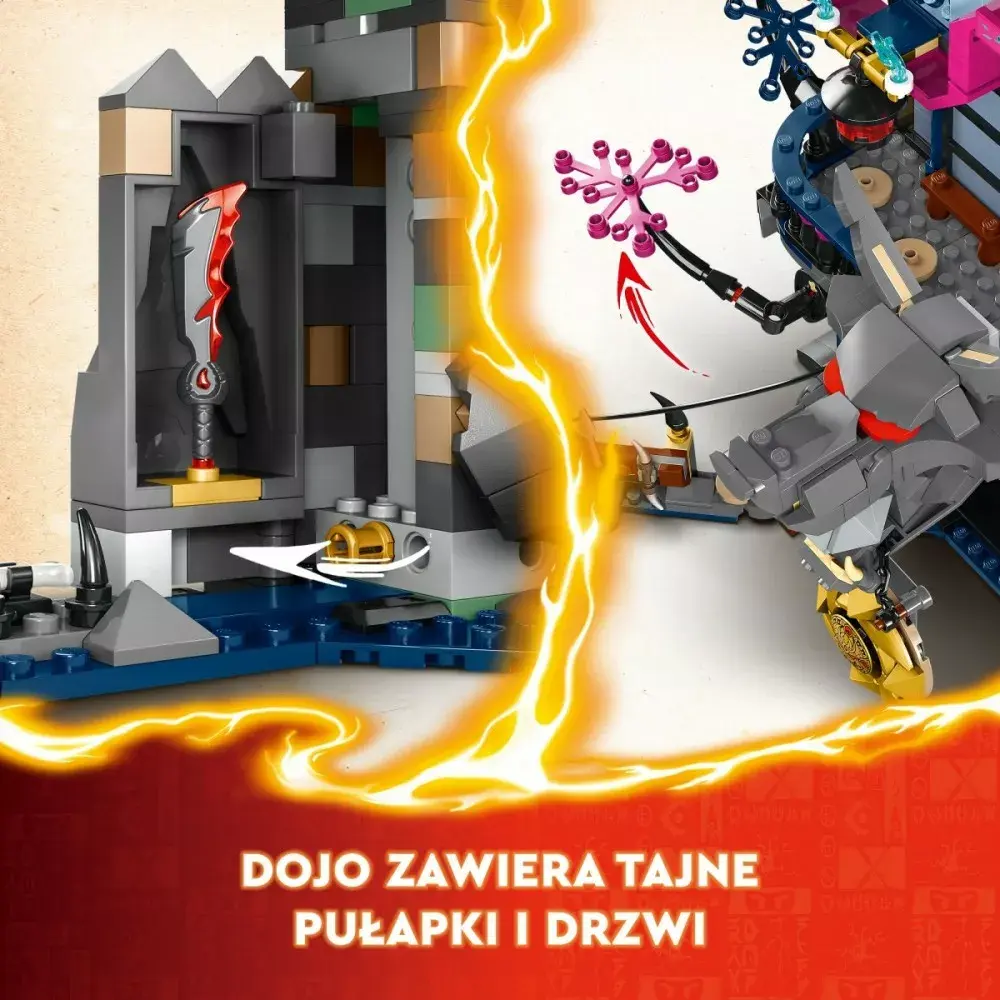 LEGO NINJAGO 71813 Wolf Mask Shadow Dojo playset Photo 14