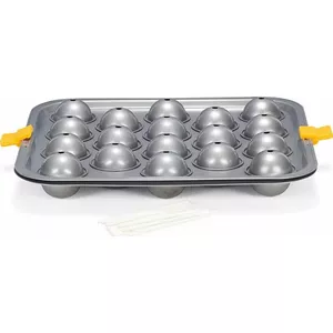 Baking Pan Patisse 32 x 29 cm — steel silver-yellow, rectangular cookie/tart mold