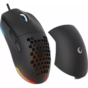 Мышь Rampage BLINK USB проводная игровая мышь 12800 DPI RGB черная