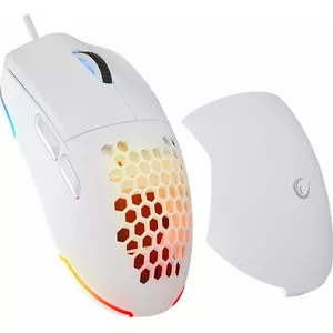 Mouse Rampage BLINK Wired Gaming Mouse USB 12800 DPI RGB Optical White