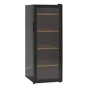 Freestanding wine cooler Scandomestic WC105BG — 105 bottles, 5–20°C, black glass door