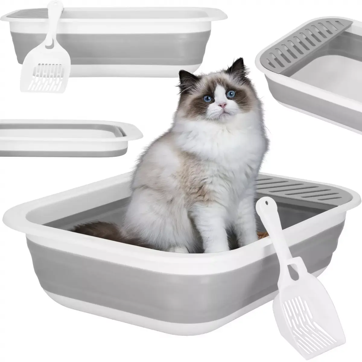 Cat toilet Springos PA0244 45×34×12 cm Photo 4