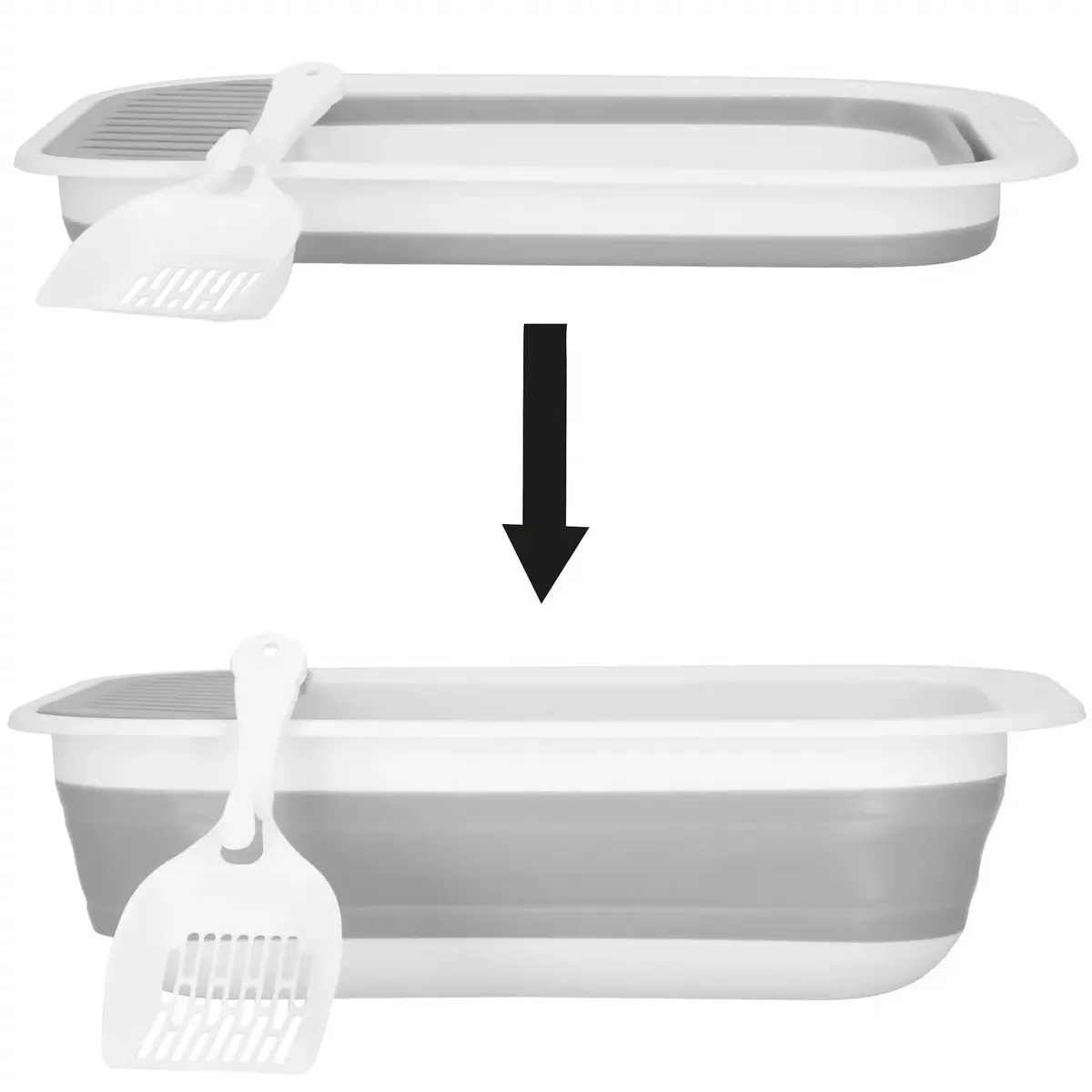 Cat toilet Springos PA0244 45×34×12 cm Photo 7