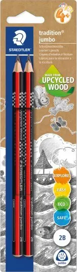 Staedtler Tradition Jumbo 2B zīmulis trīsstūra
