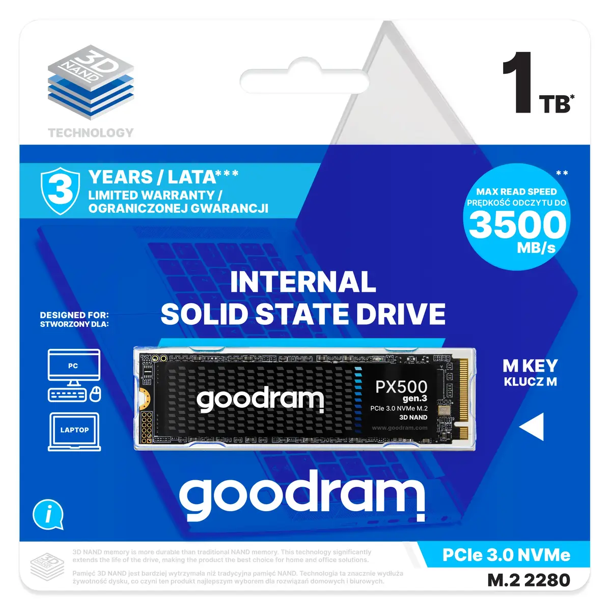 GOODRAM PX500 GEN.3 M.2 1 ТБ SSD Photo 4