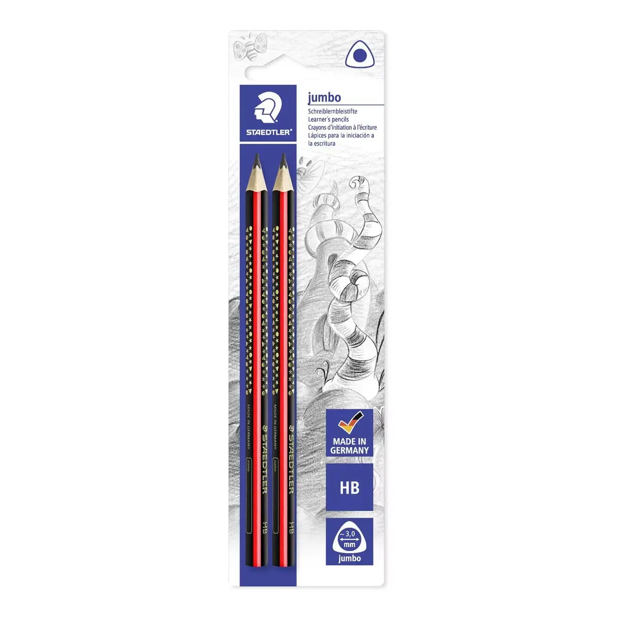 Krāsainie zīmuļi Staedtler Jumbo 1285, 1285-2
