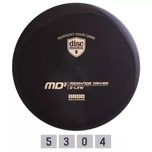 Discgolf DISCMANIA Midrange Driver S-LINE MD5 черный 5/3/0/4
