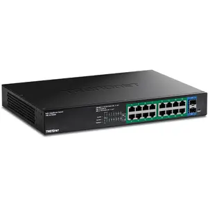 Управляемый коммутатор Trendnet TPE-TG182ES 16 портов Gigabit Ethernet PoE