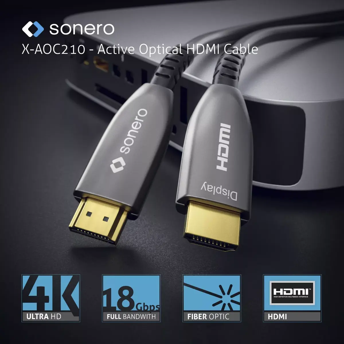 HDMI Cable Sonero X-AOC210-100 Photo 4