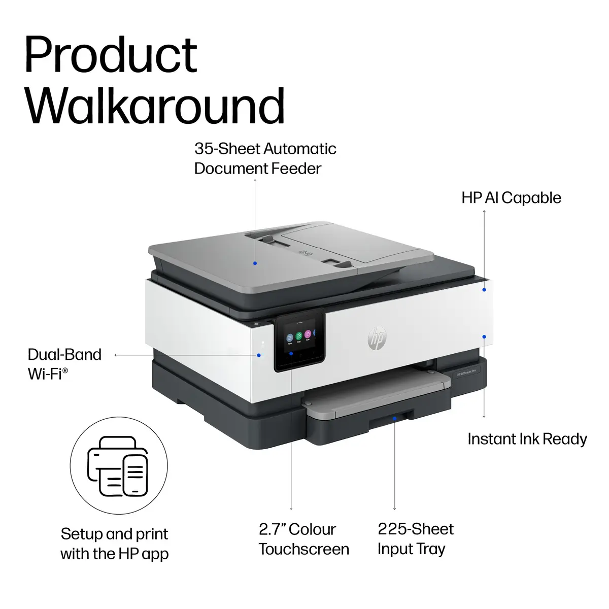 HP OfficeJet Pro 8134e Wireless All-in-One Color Printer Photo 4