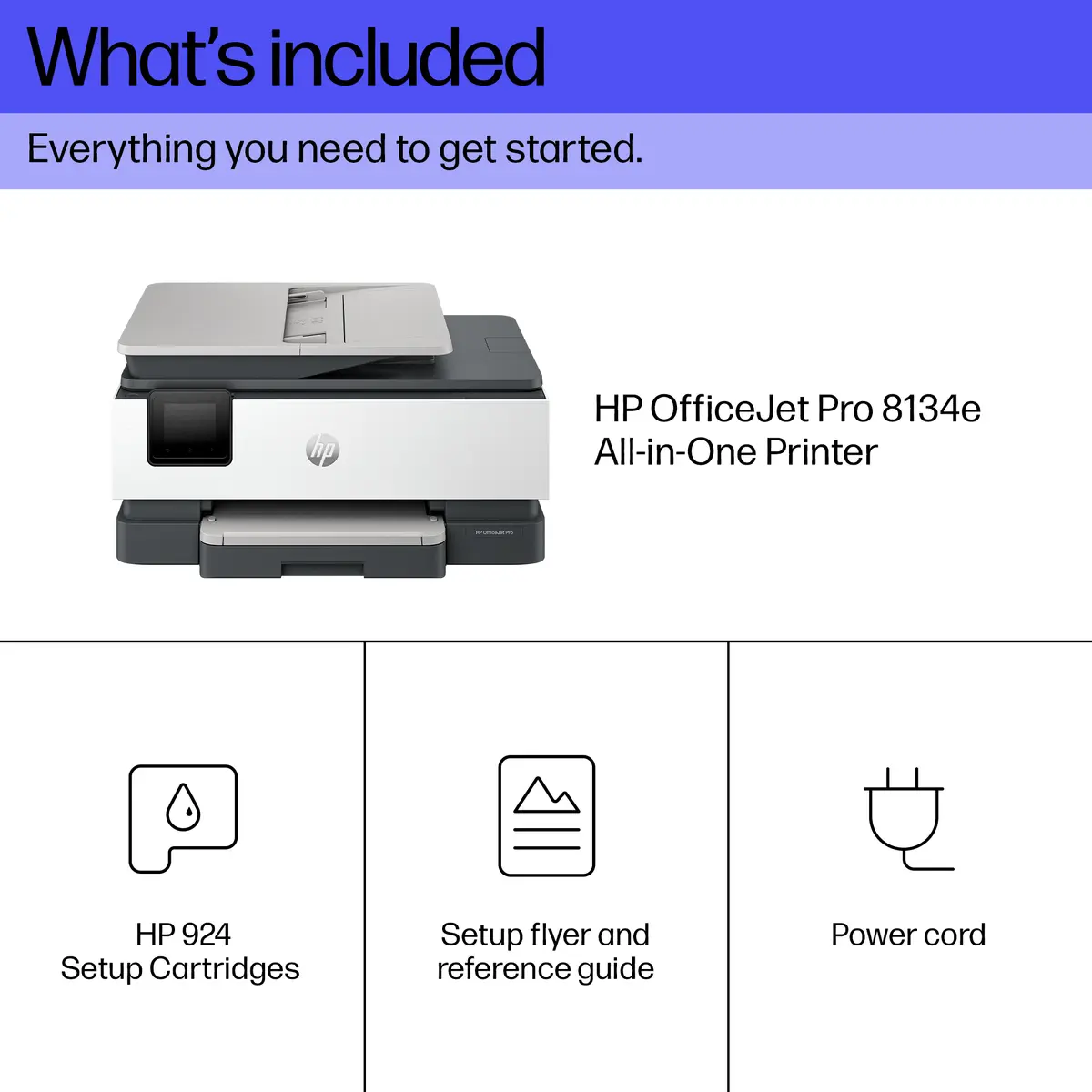 HP OfficeJet Pro 8134e Wireless All-in-One Color Printer Photo 5