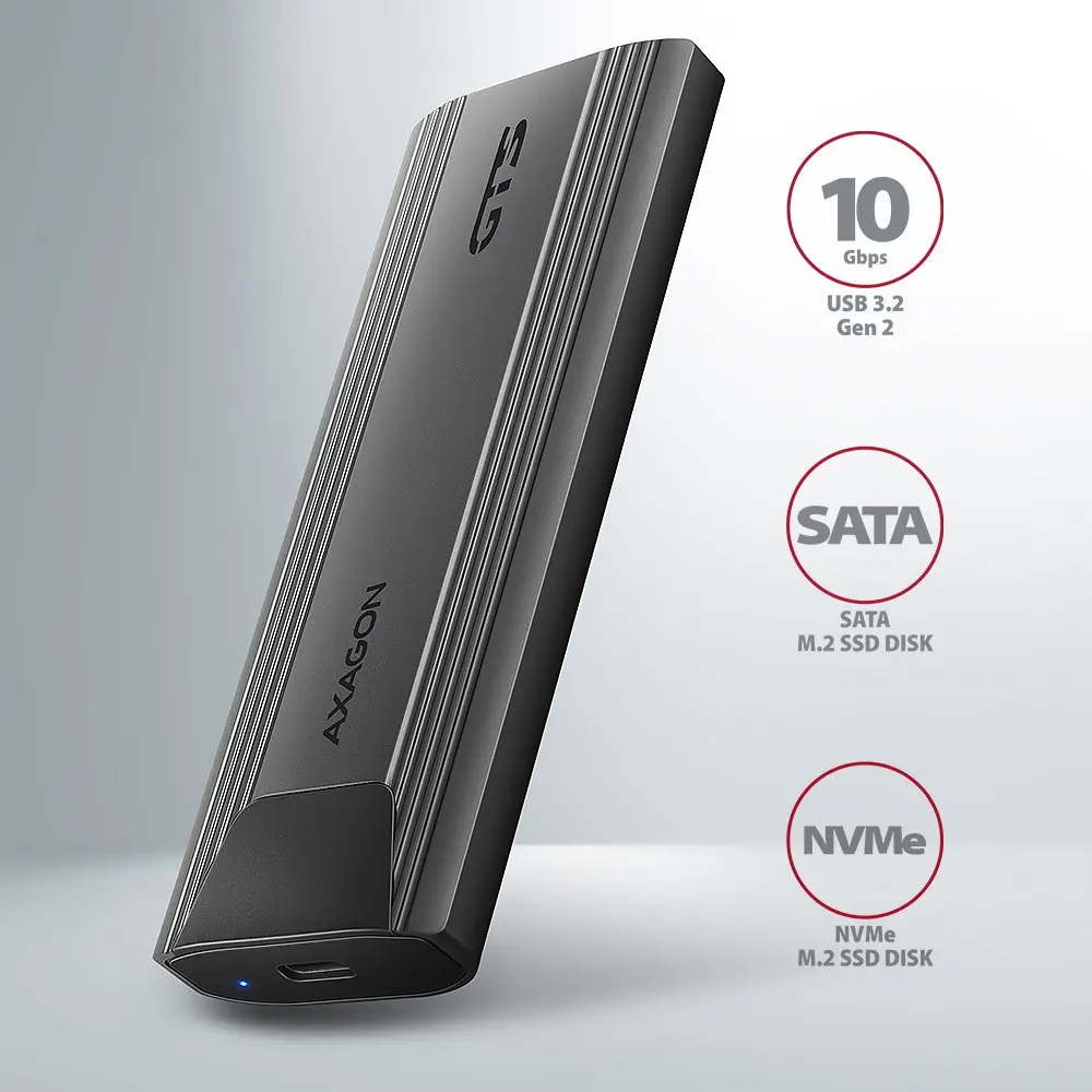 SSD korpuss Axagon EEM2-GTS2 Photo 5