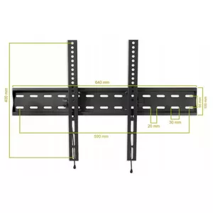 TV wall mount LTC LXLCD89 for 32"–75" LCD/LED screens, VESA up to 600×400 mm, max load 40 kg