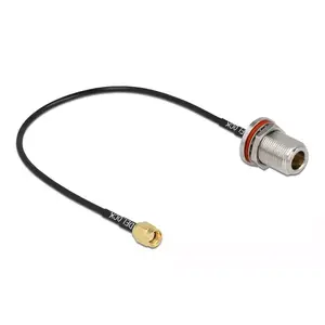 Antenna Cable DeLOCK 89059 RP-SMA plug to N jack RG-174 30 cm