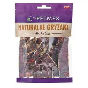 Лакомство для собак PETMEX Говяжьи полоски из трахеи 40 г — натуральная жевательная закуска, без сахара, без зерна, белок 72,10%