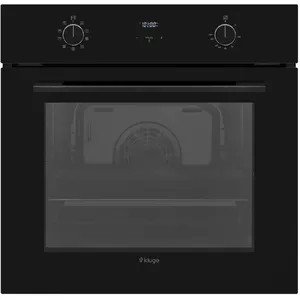 Built-in electric oven Kluge KTE1010B — 9 functions, Easy Clean enamel, white LED display, energy class A