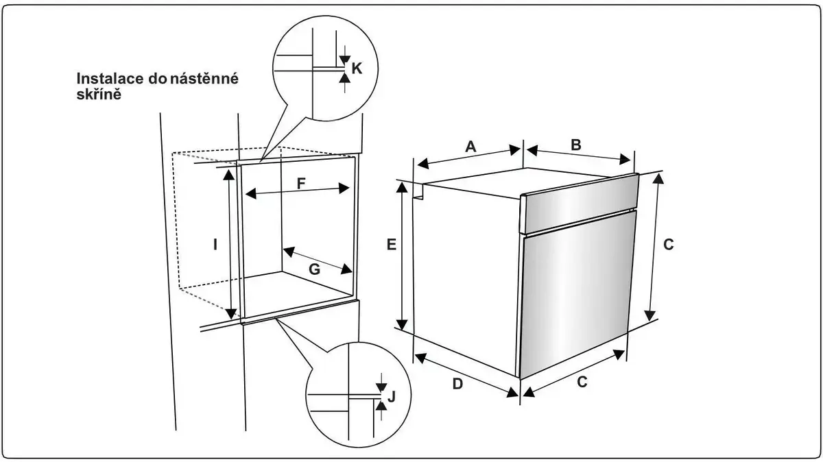 Kluge KTE1021B встраиваемый электрический шкаф Photo 5