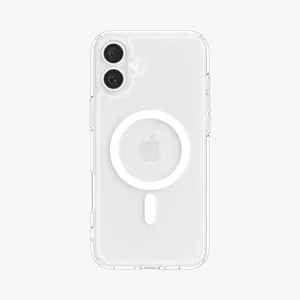 Чехол для смартфона Spigen Ultra Hybrid (MagFit) для iPhone 16 Plus — крышка, PC+TPU, прозрачный/белый, для 6,7"