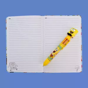 A5 piezīmju grāmatiņa Thumbs Up SpongeBob 80 lapas Gaiši zila Daudzkrāsaina