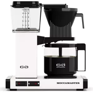 Moccamaster Automatic Drip Coffee Maker, 1520W, 10 Cups, White