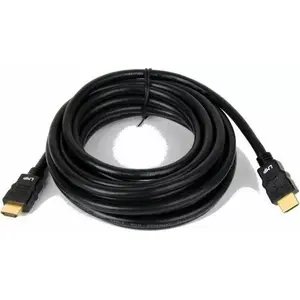 HDMI kabelis LMP 15436 — LMP 10 m, HDMI Type A vīrietis–vīrietis, HDMI 2.0, zelta pārklājuma kontakti, melns