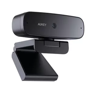AUKEY PC-W3S vebkamera 2 MP 1920 x 1080 pikseļi USB 2.0 Melns
