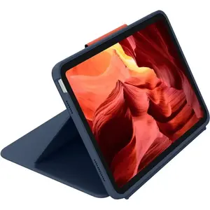 Keyboard case Logitech RUGGED COMBO 4 TOUCH for iPad 10th Gen — Classic Blue