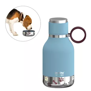 Миска для собак asobu Asobu Dog Bowl, 1000 мл, синий, Ø 14.6 см, высота 241 мм