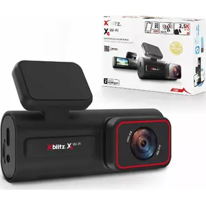 Dash cam Xblitz X4 WiFi — 2K Ultra HD (2560×1440), 140° angle, 60 fps, GPS, WDR, parking mode