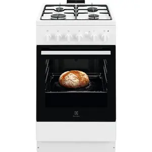 Gāzes plīts Electrolux LKG500013W 50 cm, balta, enerģijas klase A