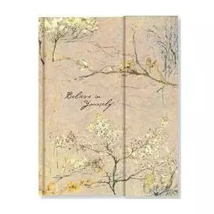Paper notepad Peter Pauper Press Notes zamykany - Uwierz w siebie, A6 paperback, lined pages