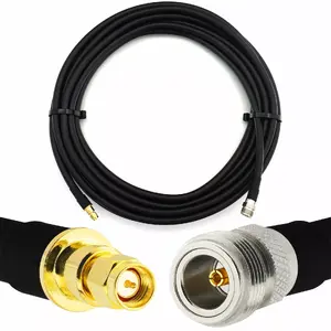 Coaxial cable Rangeful HF400-NF-SM-1 1 m, SMA male to N female, UltraFlex HF400