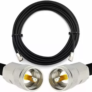 UHF Coaxial Cable Rangeful HF400 PL259 to PL259, 50 Ω, flexible, 1 m
