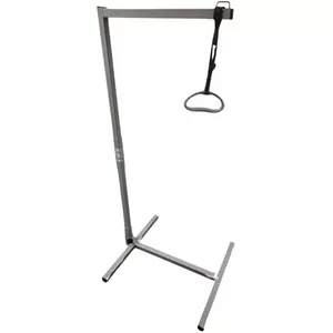 Bedside boom MDH LIFT SQUARE POLE adjustable height, steel, light grey, height 1720 mm, depth 830 mm, width 750 mm