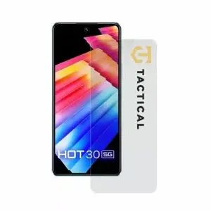 Tactical stikla ekrāna aizsargs Infinix Hot 30 5G — caurspīdīgs 2.5D