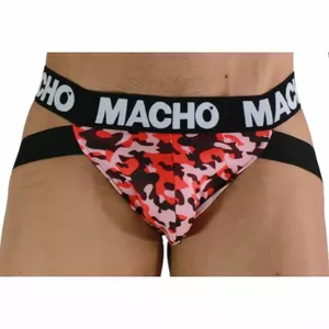 Джоксстрип macho underwear MACHO MX28MR Military Red, размер M