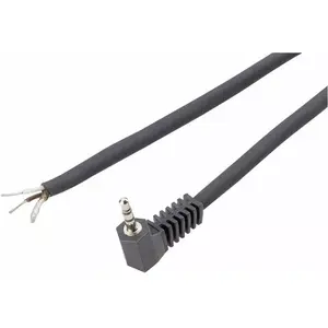 3.5 mm right-angle stereo connector Voltcraft XL-AC35SW, black