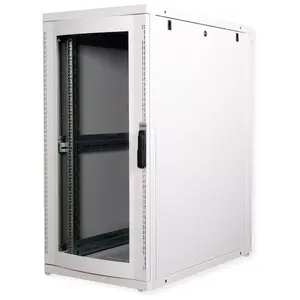 Freestanding rack ROLINE Pro 26 U 600x1000 grey Plexiglas 1000 kg