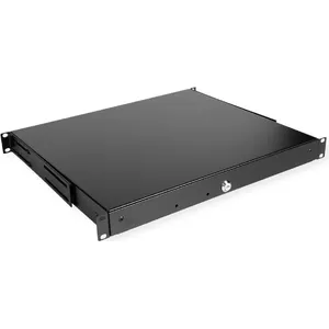 Rack-mount 1U Lockable Drawer ROLINE 19-inch ABS Black