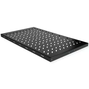 Rack shelf ROLINE 19-inch 1 U 50 kg black steel