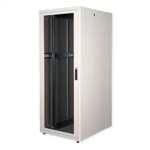19-inch Network Cabinet ROLINE Basic 42U 800x1000 mm freestanding rack, glass door, grey, 600 kg