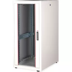 Network Cabinet ROLINE 26 600×800 mm Glass Door Grey — wall/stand enclosure for network equipment