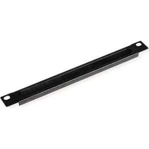Cable management ROLINE 26.21.0027 10 Inch with brush strip 0.5 HE Black