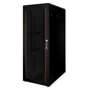 19-inch Network Cabinet ROLINE Pro 42U 800x1200 mm, freestanding rack, glass door, black