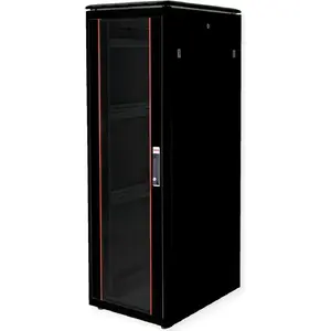 Network cabinet ROLINE Pro 36 HE 600 x 800 mm with glass door, black