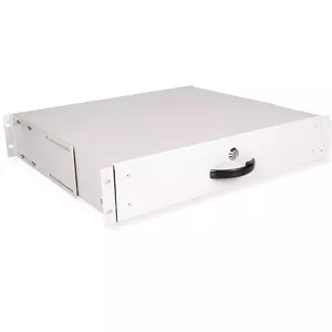 Keyboard tray ROLINE 19-inch 2 U 400 T lockable grey